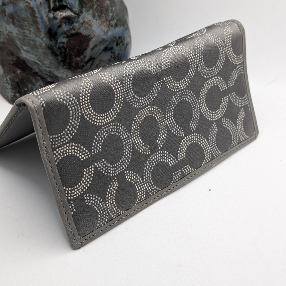 Coach Optic C Checkbook Cover - Picture 1 of 6